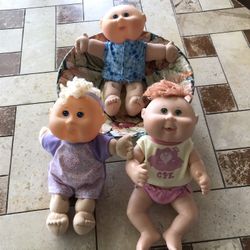 Cabbage Patch Doll’s  3 Plus Clothes