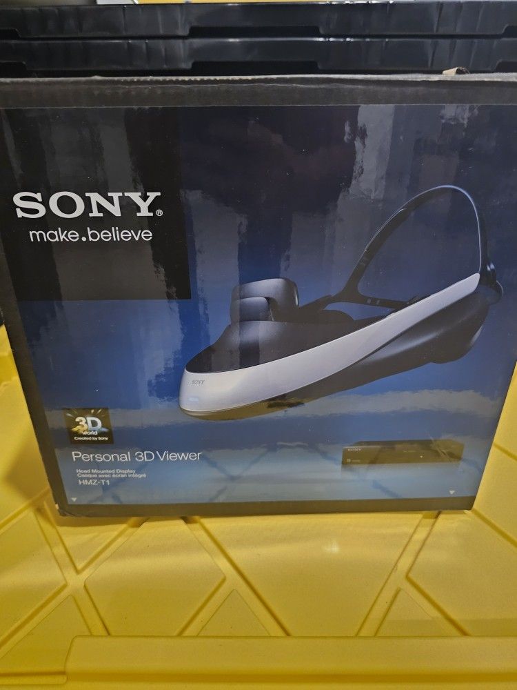 Sony HMZ-T1 Personal 3D Viewer Head Mounted Display Processor Unit Power Code