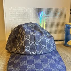 Dark Blue / Navy Gucci monogram Hat