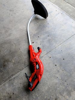 Electric Black and Decker Weed Eater, Orange