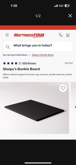 NEW in packaging Baseboard/ Bunkie Board