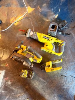 Ryobi ONE+ Cordless Tool Set with Batteries and Charger