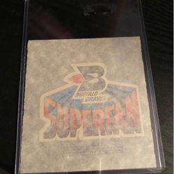 RARE Original Buffalo Braves Transfer 