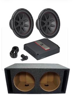 New full bass package kicker audio CVR installed