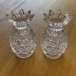 Shannon Crystal Pineapple Salt and Pepper Shakers