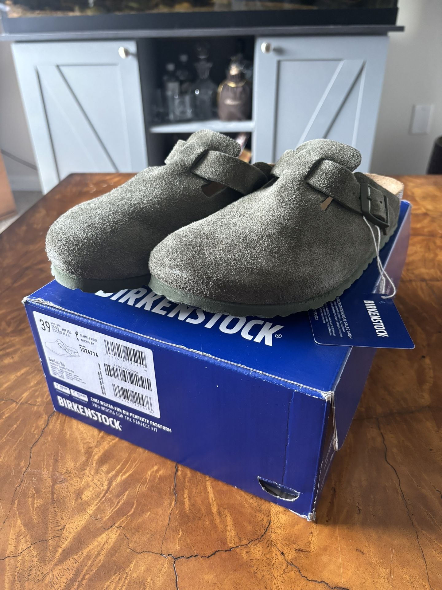 Birkenstock Boston Clog Narrow - Thyme