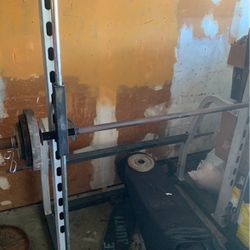 Bench Press Machine With Weights 