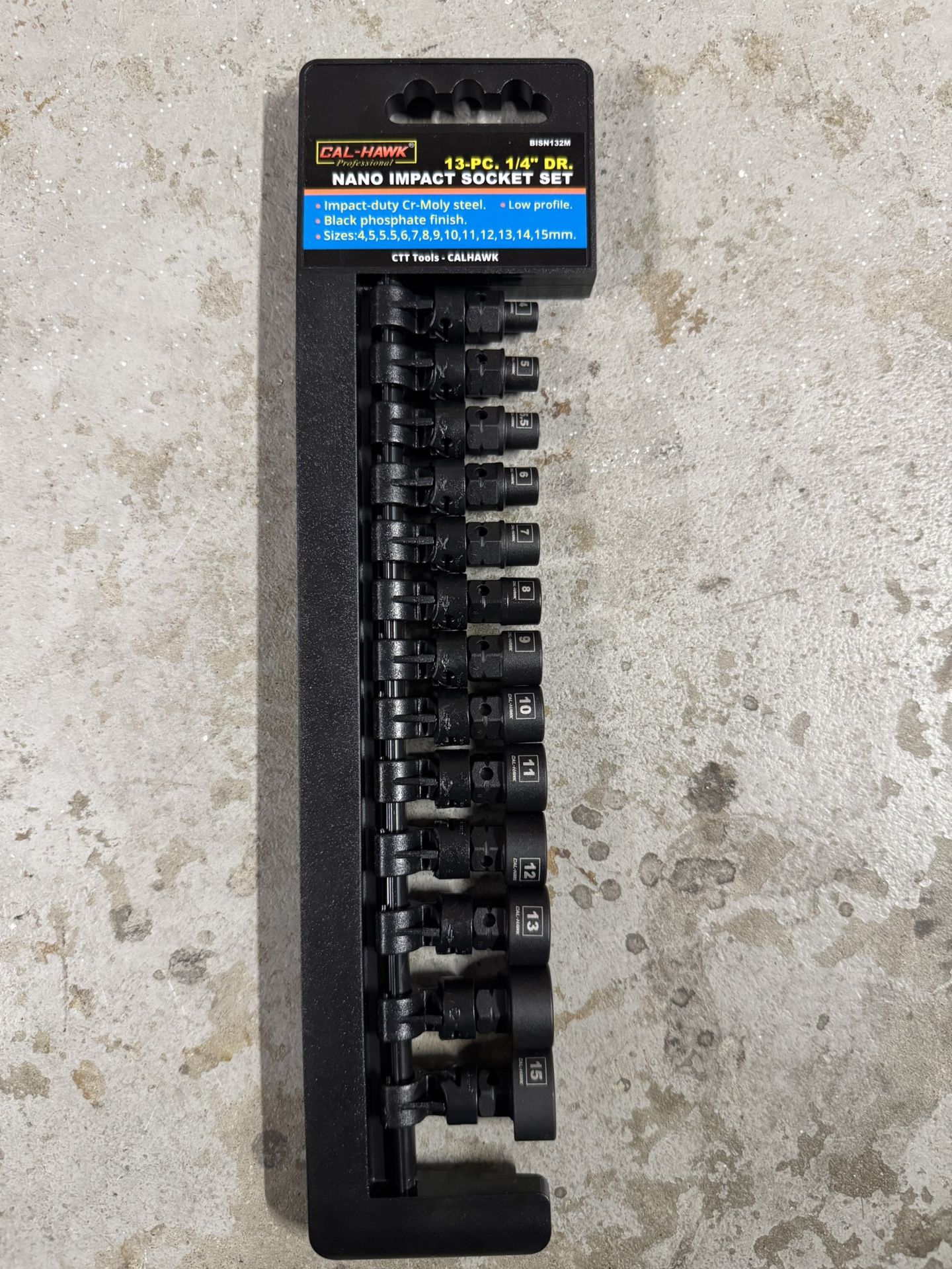 1/4 Nano Size Impact Sockets Metric