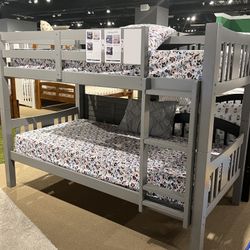 Cameron Twin Bunk Bed With Optional Trundle 