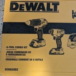 DeWalt 6 Piece Tool Set 
