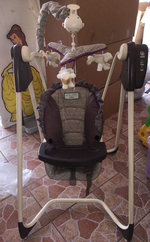 Graco Compact Baby Swing Laura Ashley Canterbury