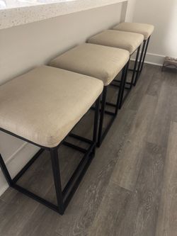 4 Beautiful  Stools