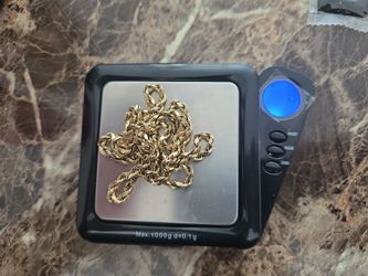 10k gold rope chain