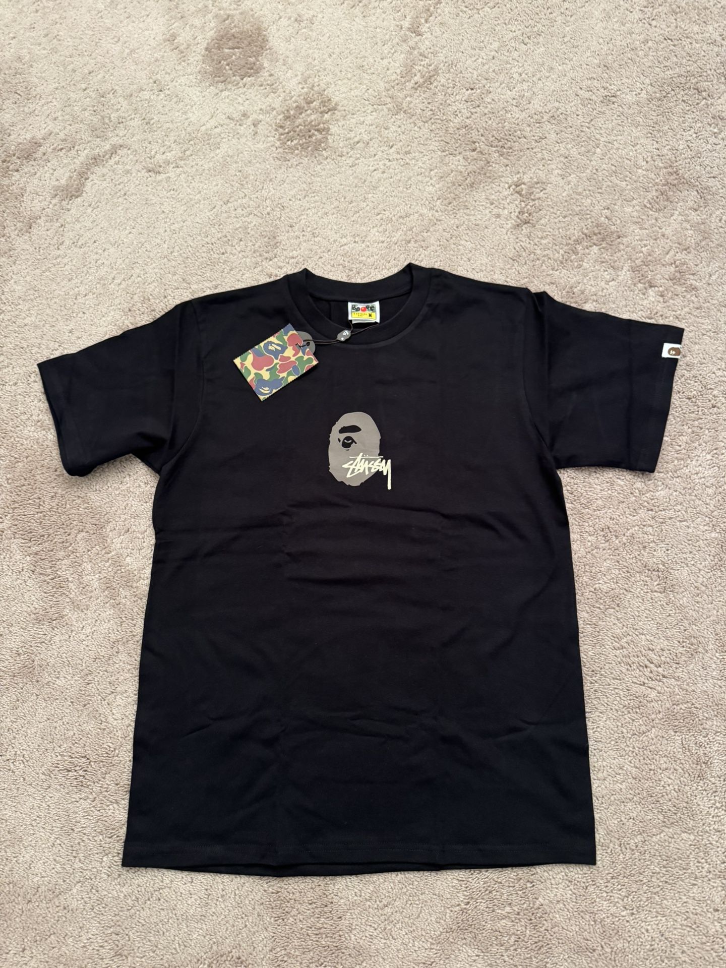 stussy x bape t shirt