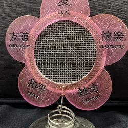 Sparkling Flower 🌺 & Mesh Earring Organizer From Claire’s