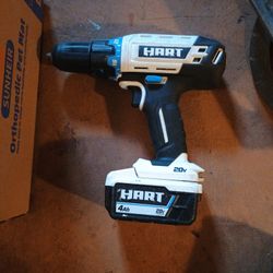Hart 20volt Drill And 20volt 4AH Battery 