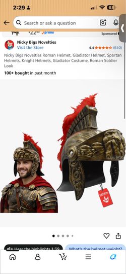 Gladiador helmet