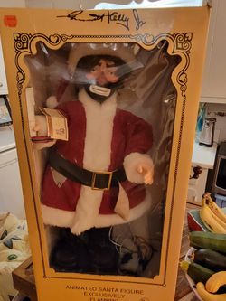 24 Inch Emmett Kelly Santa CLOWN