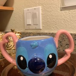 Disney New Stitch Mug Cup hot drinks, soups, hot chocolate, cereals, pastas, and ect.