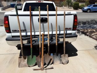 Shovels and a pick