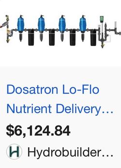 Dosatron system grow equipment $2k (2 for 3k)