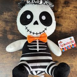 NEW with TAG Toy Factory Halloween Ghost w Hat Bowtie Ghoul Stuffed Plush just $5
