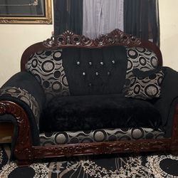Black Sofa Seat