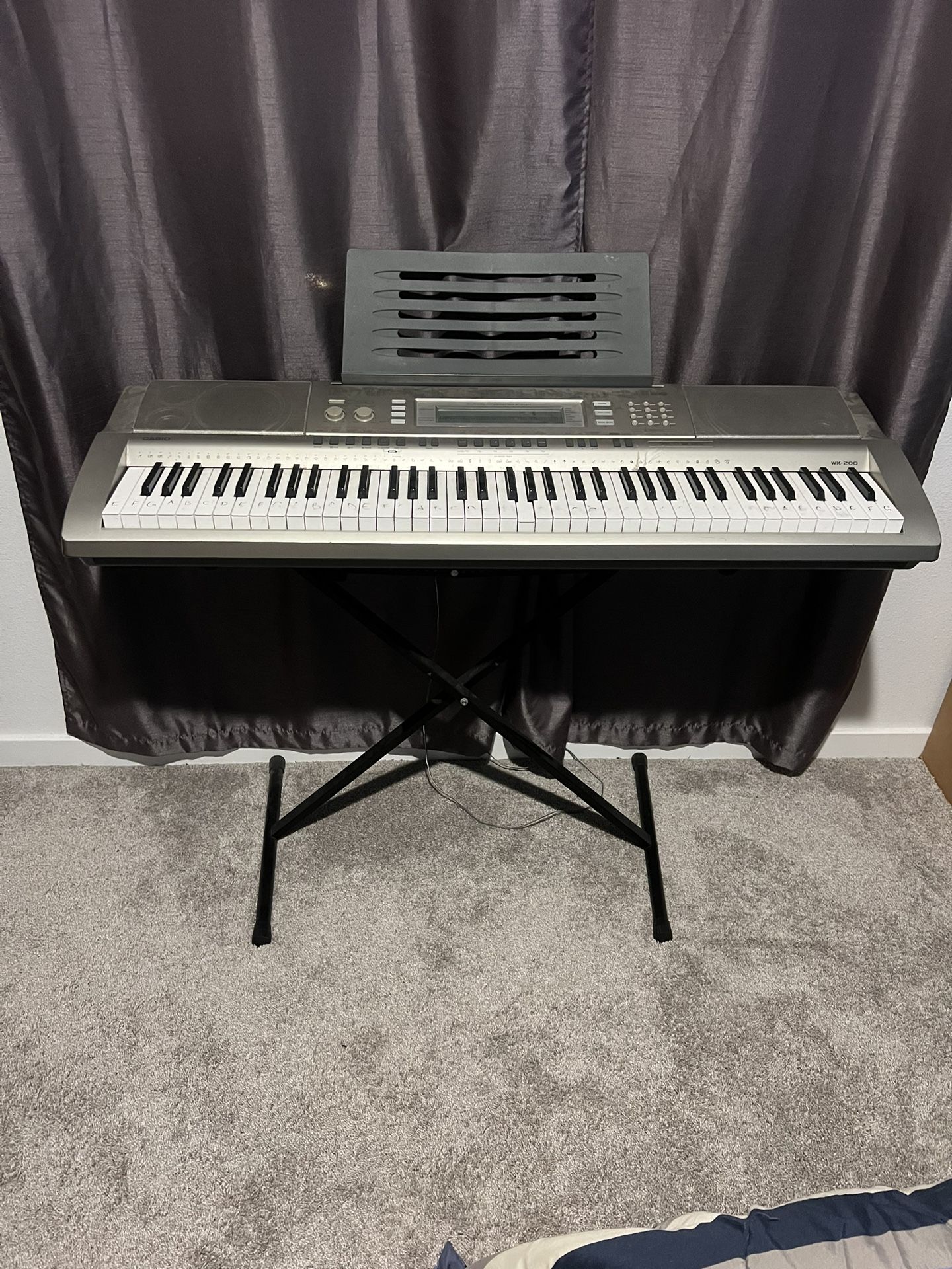 Casio Keyboard and Stand