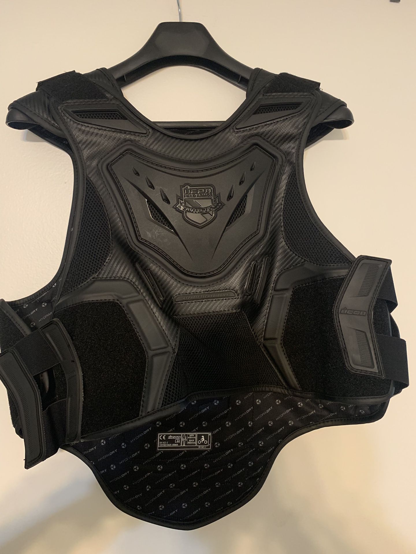 Icon Stryker Motorcycle Vest. Sz L-XL