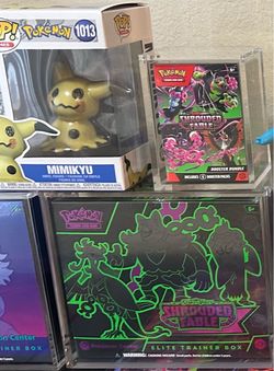 Shrouded fable, Pokemon Center ETB with booster bundle