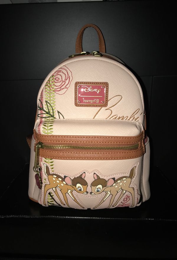 DISNEY LOUNGEFLY BAMBI FALINE MINI BACKPACK for Sale in