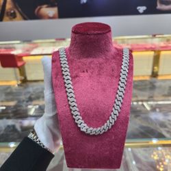 💎 10mm Moissanite Cuban Link Chain – 18.65 CTW | Sizes 18"–24" | Jewelry Palace