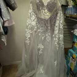 Foral Wedding Dress 