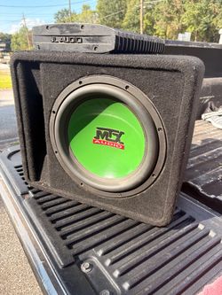 Mtx12” 7500thunder sub and JL AUDIO 500watt amp