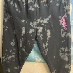 Playboy by Pacsun Womens L Black Acid Wash “Y2K” Joggers