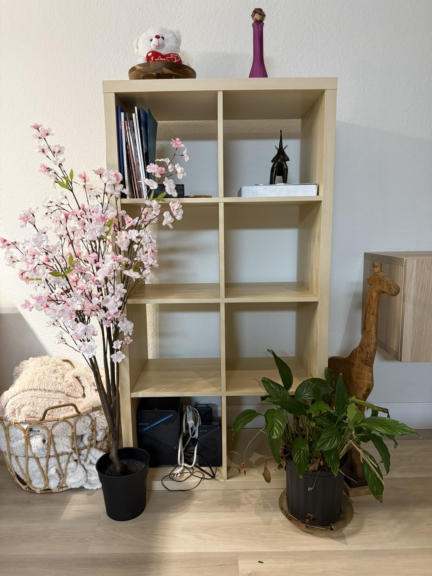 TWO pieces Of Furniture- 4-shelves And 2-shelves MUST PICK UP 