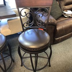 Brand new swivel counter height stools