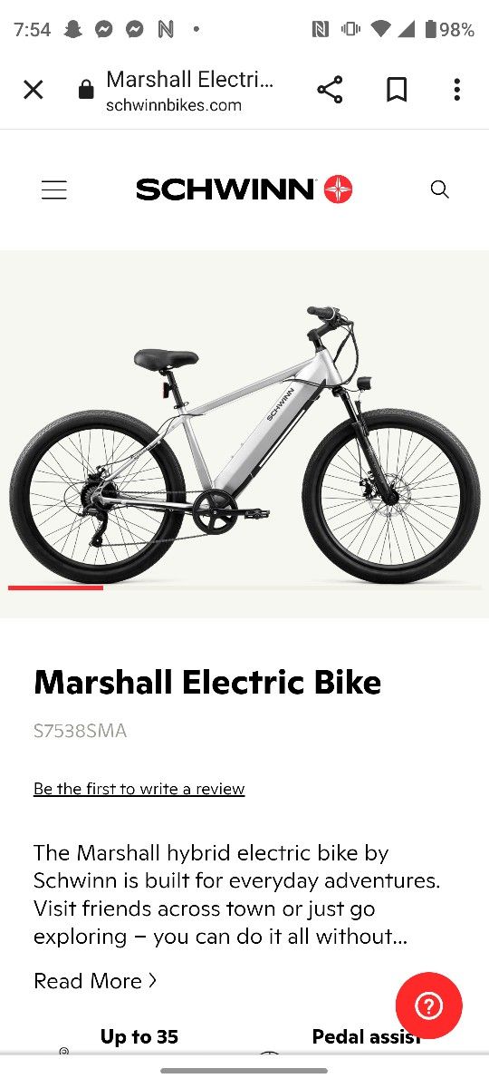 Schwinn Marshall 27.5 Hybrid Electric Bike In