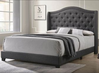 Sonoma gray queen bed