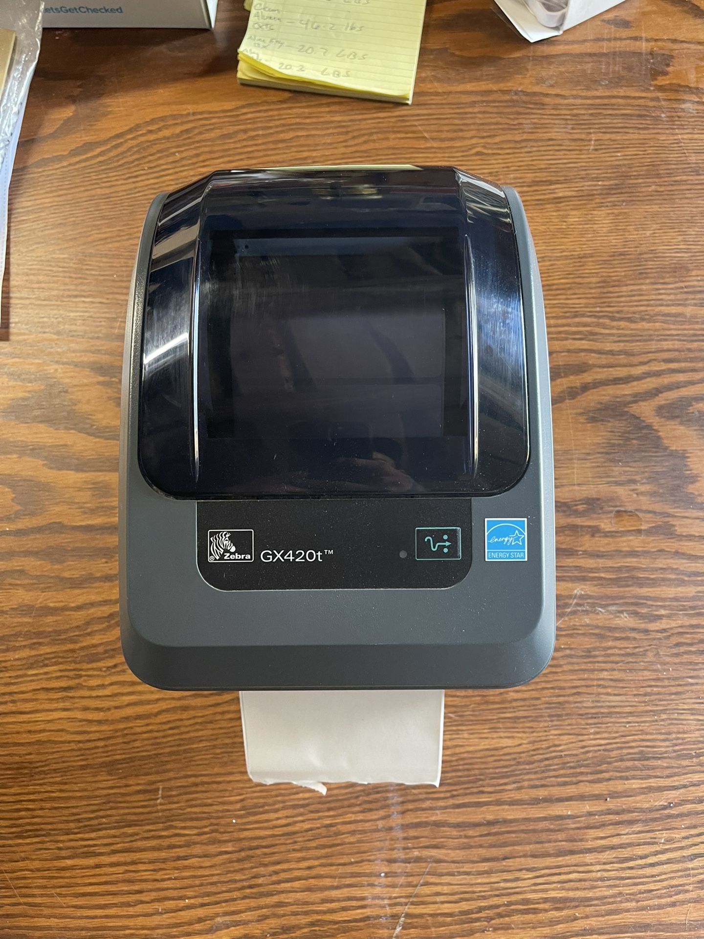 ZEBRA GK420t Thermal Transfer Desktop Printer Print Width of 4 in USB Serial and Parallel Connectivity GK42-102510-000