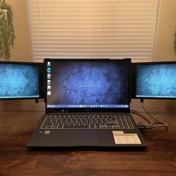 XEBEC Laptop Dual Monitors 