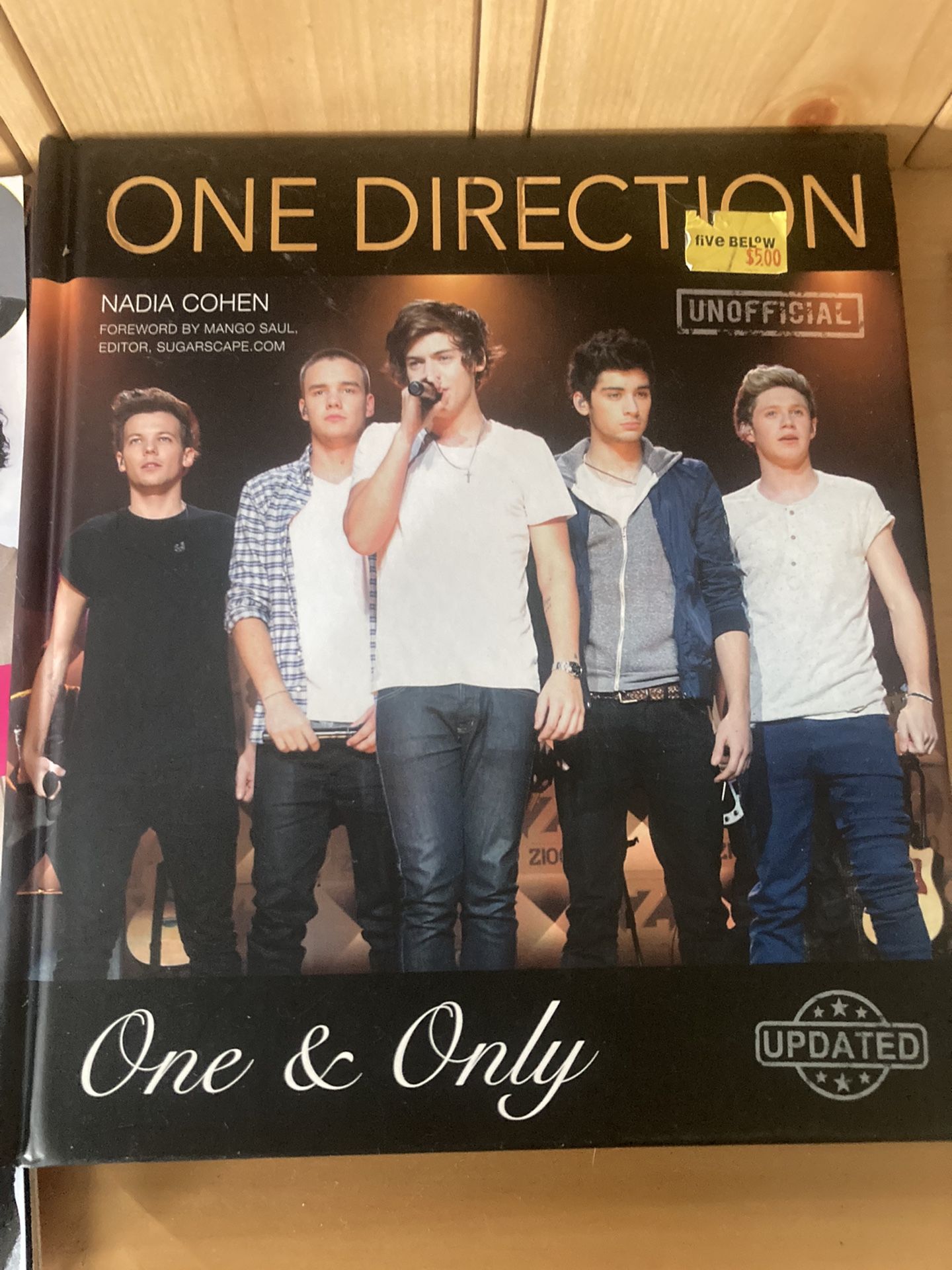 One Direction Hard Cover Book 