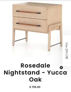 Rosedale Nightstands (2) - Oak