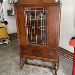 ANTIQUE CHINA CABINET 