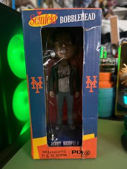 Jerry Seinfeld Bobblehead New York Mets Citi Field 7/5/2019 SGA New In Box