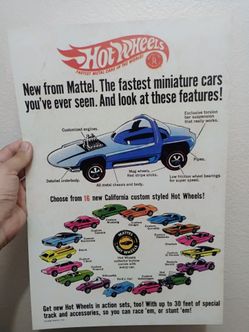 Hot wheels redlines sweet 16 poster 12x18 New