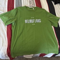 Olive Green Helmut Lane T-Shirt