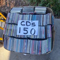 CDs. 150 count. Various artists