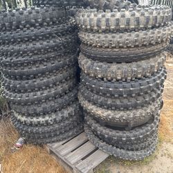 Motocicle Tires All Diferent Size And Brand