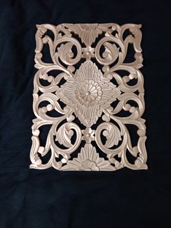 Handcrafted Wood Wall Art made in India 15" x 20"